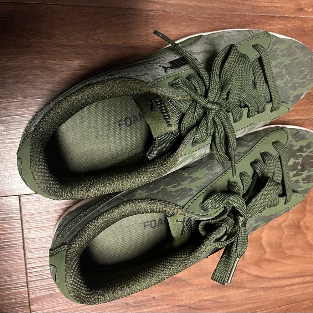Puma Olive Green Sneakers